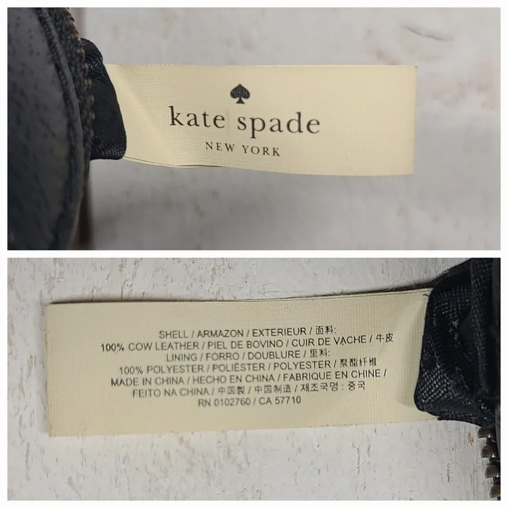 Kate Spade Wellesley Small RachelleBlack Leather Satchel BagChic Quiet Luxury